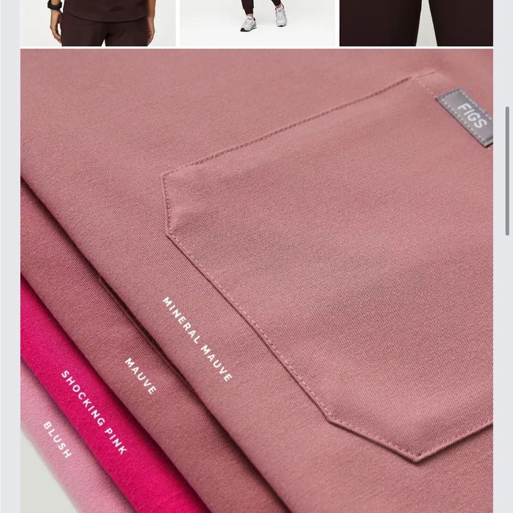 Figs Mineral Mauve Catarina top and Yola M/T Medium Tall